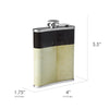 I’m Made of Glitter Vodka & Anxiety Stainless Steel 8 oz Liquor Flask